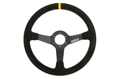 SPR015R345MSN Sparco R 345 Black Suede Steering Wheel - Universal,