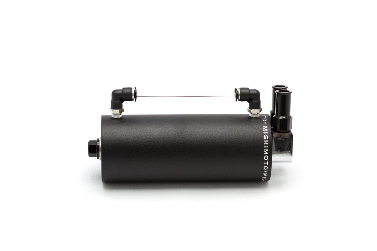 MIMMMOCC-SAWRD Mishimoto Wrinkle Small Aluminum Oil Catch Can - Universal-Red,