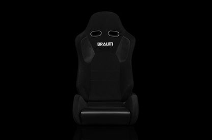 BRMBRR2-BKBS Braum Advan Series Sport Seats - Black Cloth Pair - Universal,