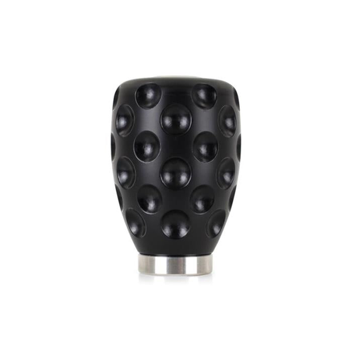 SKU: MMSK-DMPL-BK,,Mishimoto Steel Core Dimple Shift Knob Black Delrin,