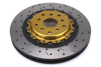DBB5654GLDXS-10 DBA 5000 Series 2 Piece Drilled and Slotted Rotor (Front) - 2015-2017 STI / 2013+ FR-S / BRZ / 86,