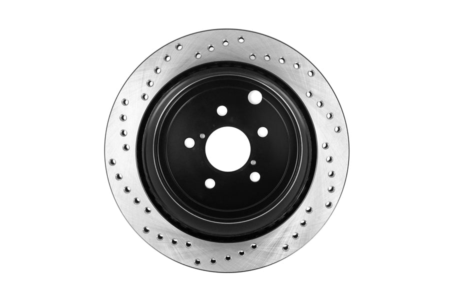 STT128.47031L StopTech Rear Drilled Sport Brake Rotor Left - 2013+ FT86,