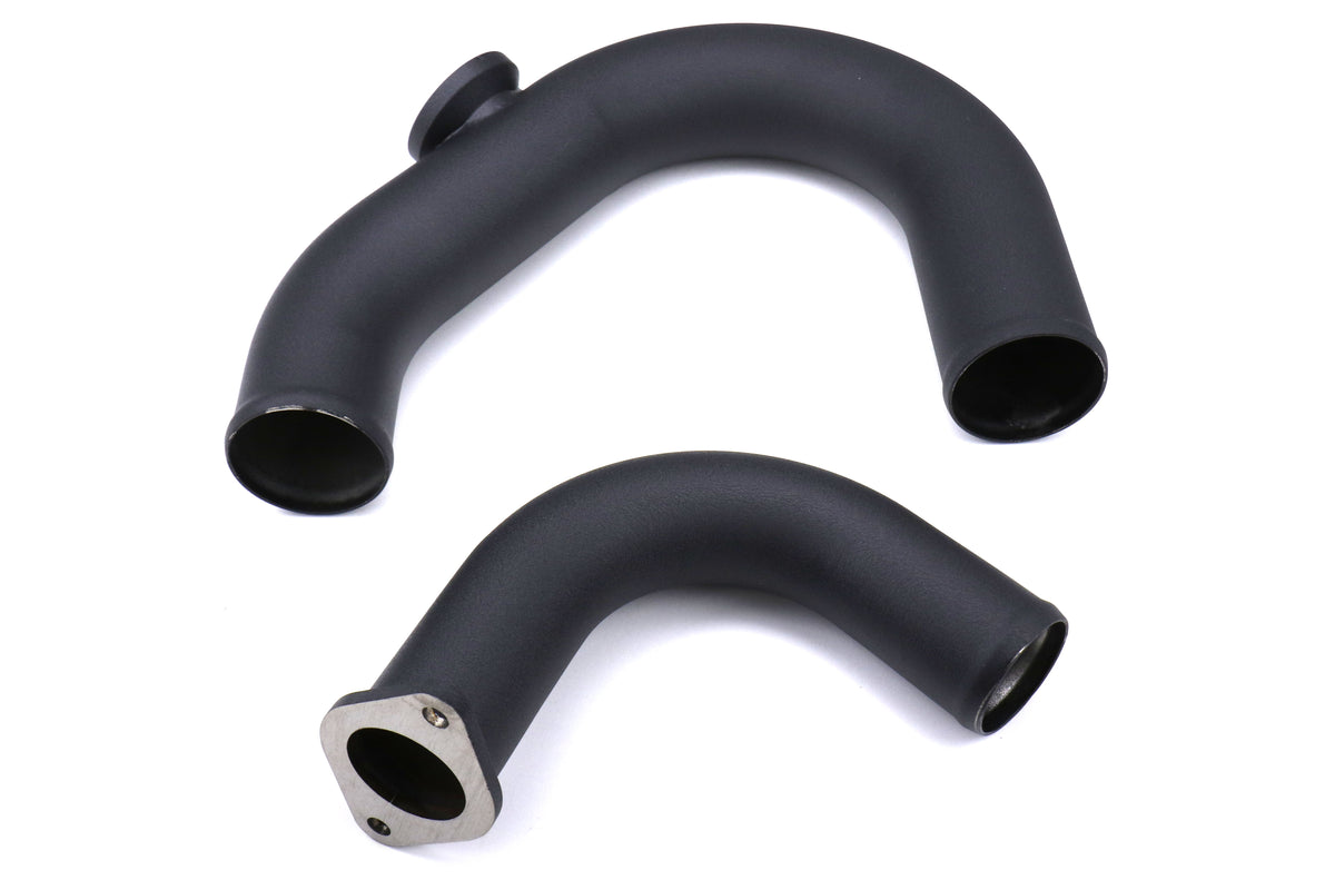 ETS200-40-ICP-003 ETS Front Mount Intercooler Piping Kit - 2015-2018 WRX-Wrinkle Black - Stainless Steel-HKS BOV-Stock,