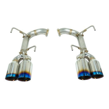 REMRO-TTVA-D4 Remark Axleback Exhaust 4in Tip - 2015-2020 WRX / STI-Titanium-Double Wall,