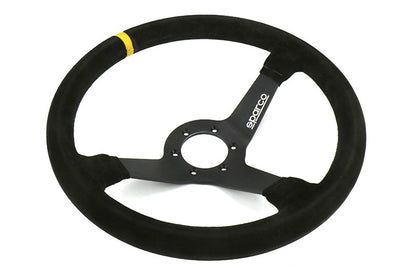 SPR015R345MSN Sparco R 345 Black Suede Steering Wheel - Universal,