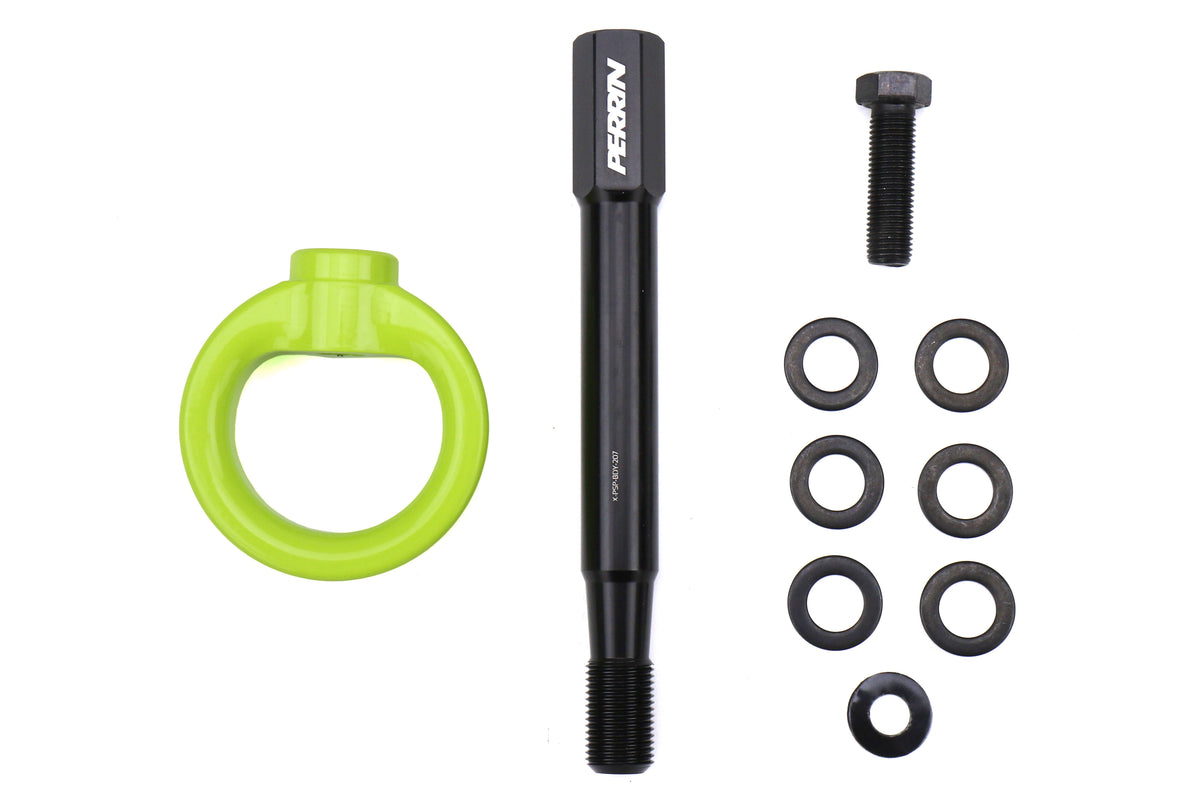 PERPSP-BDY-237NY PERRIN Front Tow Hook - 2014+ Forester-Neon Yellow,