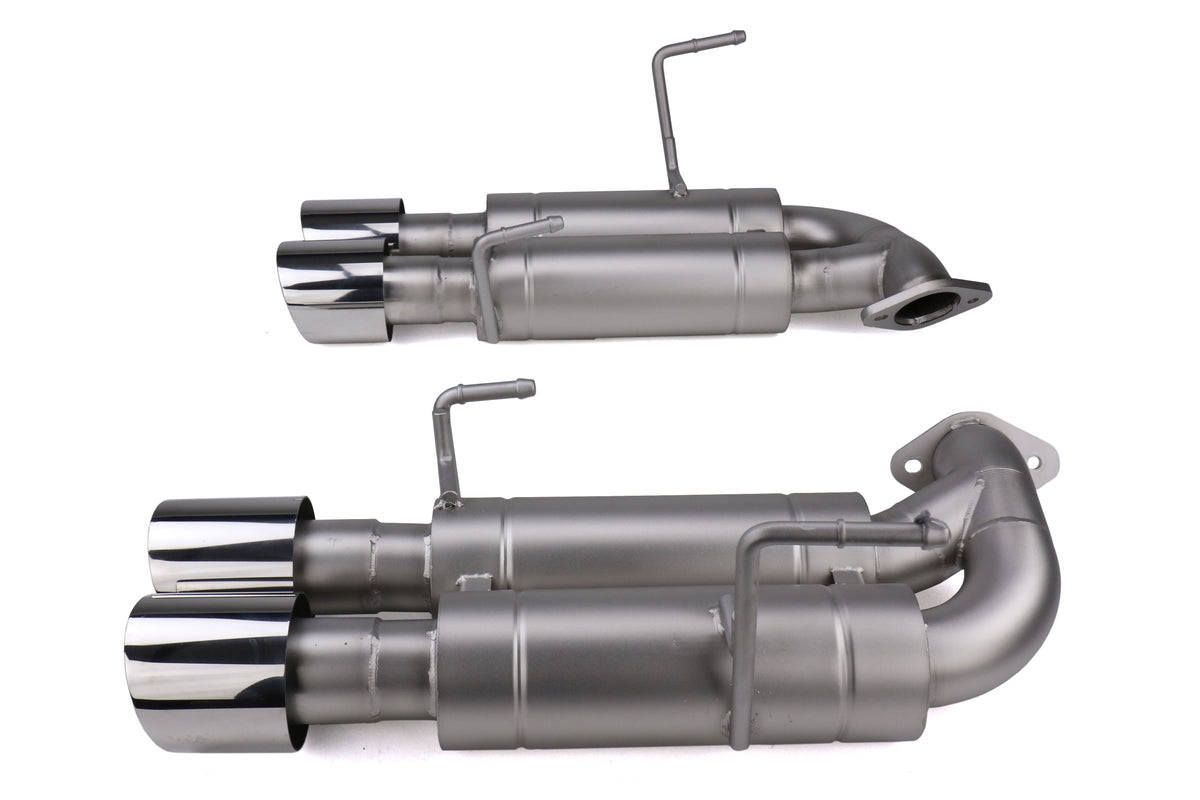 CPESBAE00002P CP-E Austenite Axle Back Dual Mufflers - 2015+ WRX / STI-Polished,