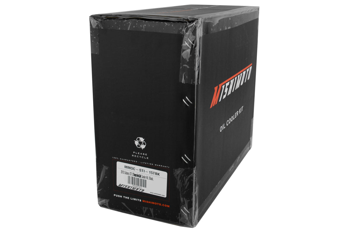 MIMMMOC-STI-15TBK Mishimoto Oil Cooler Kit - 2015+ STI -Black with Thermostat,