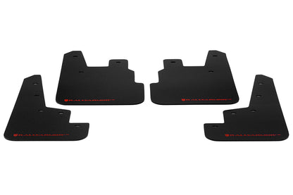 RALMF28-UR-BLK/RD Rally Armor Mud Flaps - 2014+ Forester-Black Mud Flap with Red Logo,
