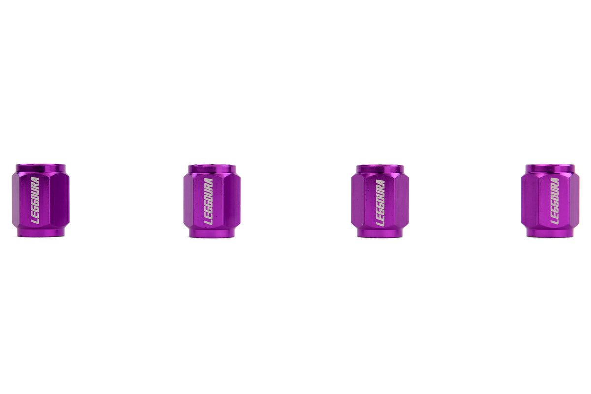 KICWCKIVP Project Kics Leggdura Valve Cap Set - Universal-Purple,
