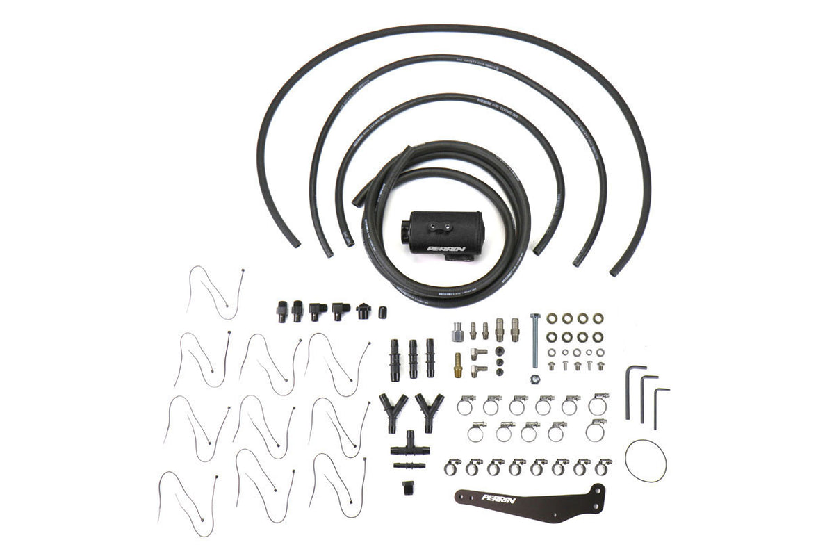 PERPSP-ENG-609BK PERRIN Air Oil Separator Kit - 2015+ WRX-Black,