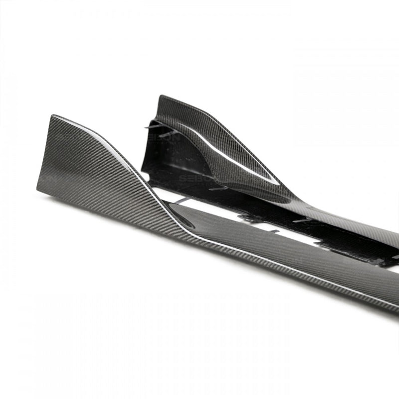 SEISS20TYSUP-MB Seibon MB Style Carbon Fiber Side Skirts - 2020-2021 Toyota A90 Supra,