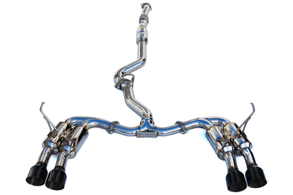 INVHS15STIGM4SB Invidia Gemini (R400) Quad Tip Exhaust - 2015+ WRX / 2015+ STI-Black,