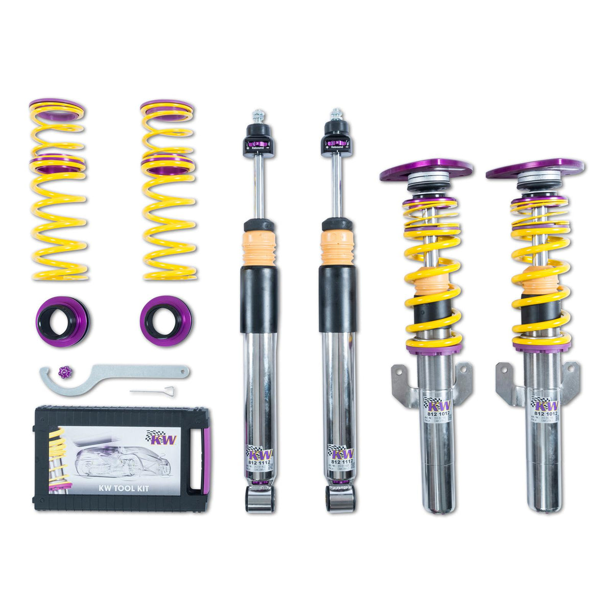 KWS397202CG KW Suspension 3-WAY Clubsport Coilover Kit - 2020-2021 Toyota A90 Supra,